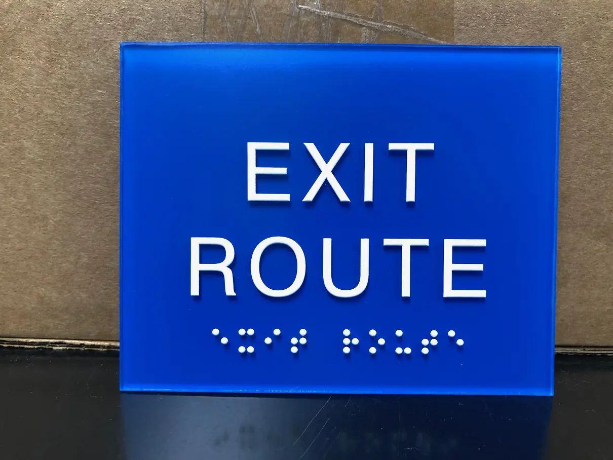 custom emergency signage